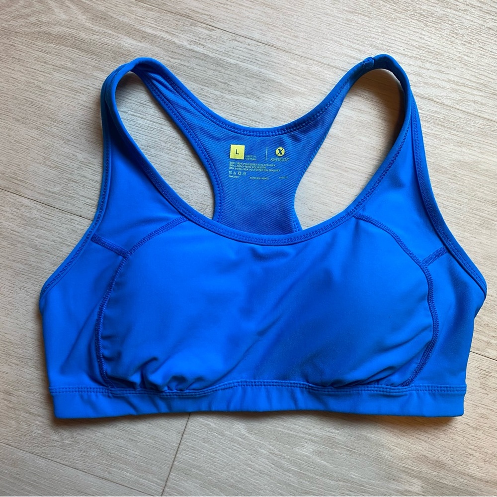 Xersion Vibrant Blue Sports Bra